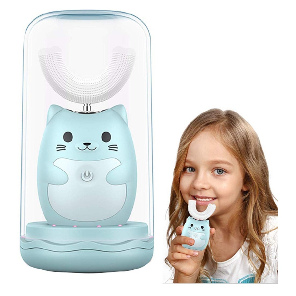 U-Shaped Kids Automatic Toothbrush Soft Bristles